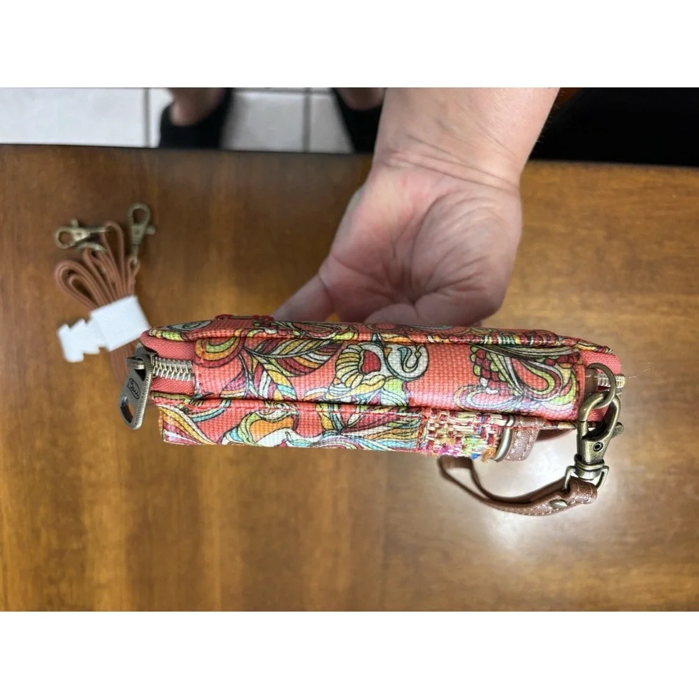 SAK‎ ROOTS WOMENS CROSSBODY PHONE CASE CARD HOLDER